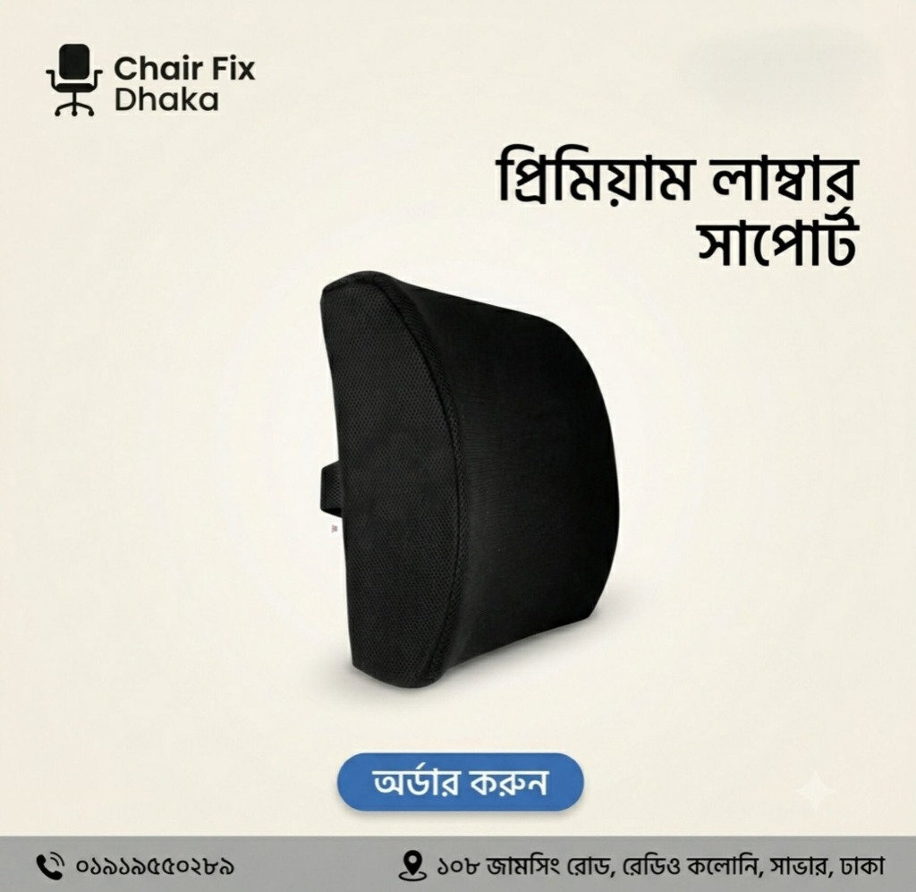 প্রিমিয়াম অর্থোপেডিক লাম্বার সাপোর্ট কুশন